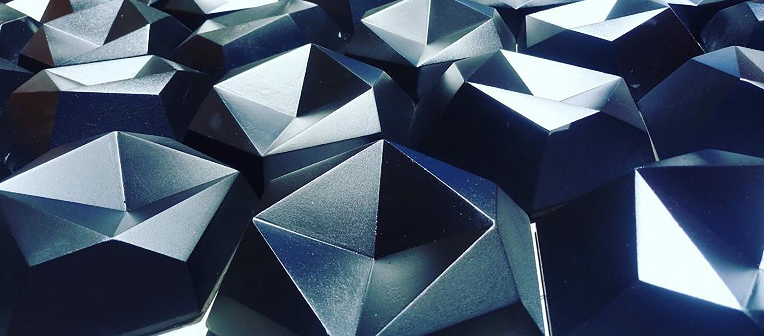 Artepiso 3D Wall Tile Painted Black